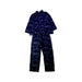 A Navy Pyjama Sets from Petit Bateau in size 10Y for boy. (Front View)