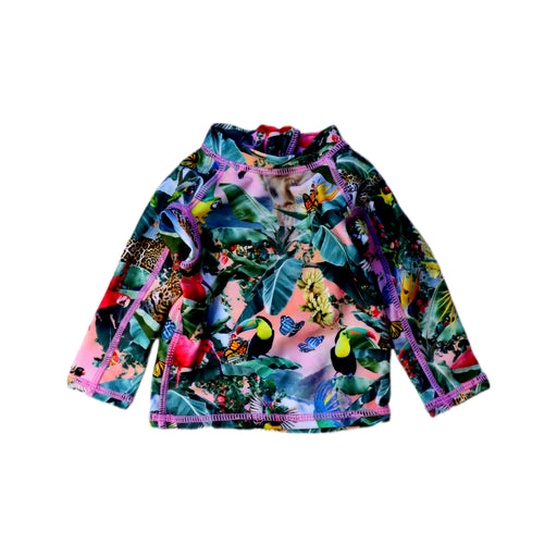 A Multicolour Rash Guards from Molo in size 0-3M for girl. (Front View)