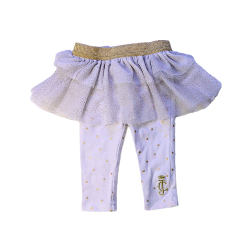 A White Leggings from Juicy Couture in size 3-6M for girl. (Front View)