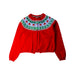 A Red Cardigans from Frugi in size 8Y for girl. (Front View)