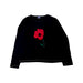 A Black Long Sleeve T Shirts from Petit Bateau in size 8Y for girl. (Front View)