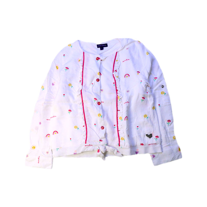 A White Cardigans from Sergent Major in size 7Y for girl. (Front View)