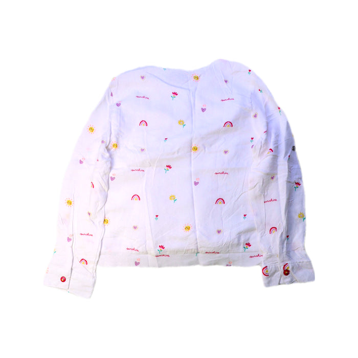 A White Cardigans from Sergent Major in size 7Y for girl. (Back View)