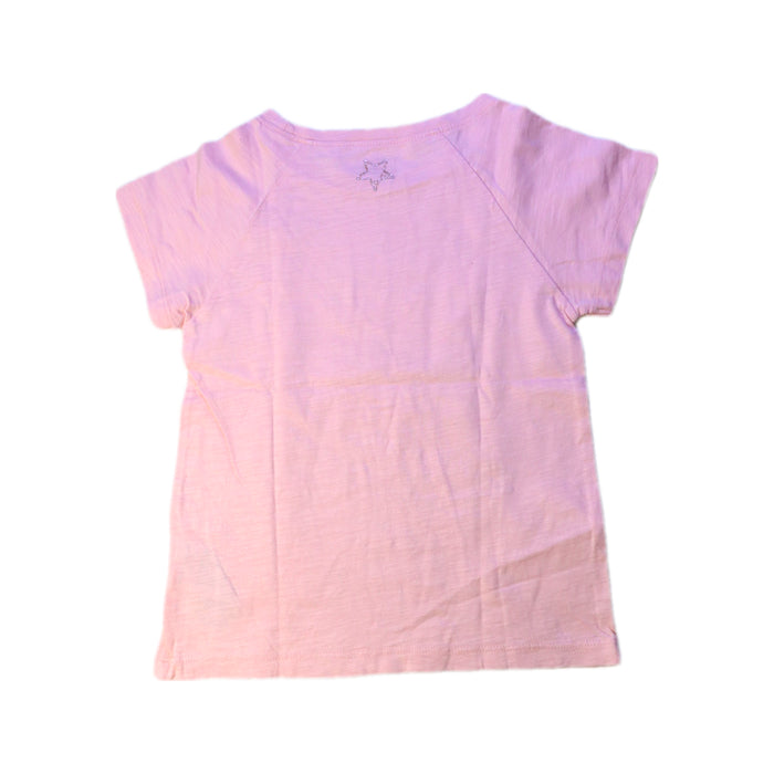 A Pink Short Sleeve Tops from La Compagnie des Petits in size 6T for girl. (Back View)