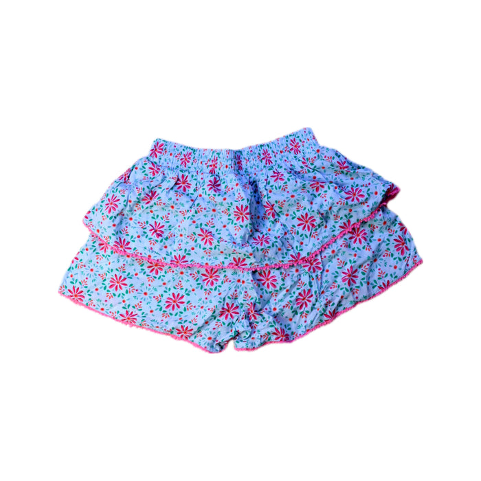 A Blue Shorts from La Compagnie des Petits in size 4T for girl. (Back View)
