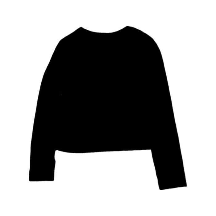 A Black Long Sleeve Tops from ELLE in size 7Y for girl. (Back View)