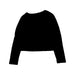 A Black Long Sleeve Tops from ELLE in size 7Y for girl. (Back View)