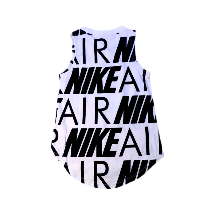 A Black Sleeveless T Shirts from Nike in size 8Y for girl. (Back View)