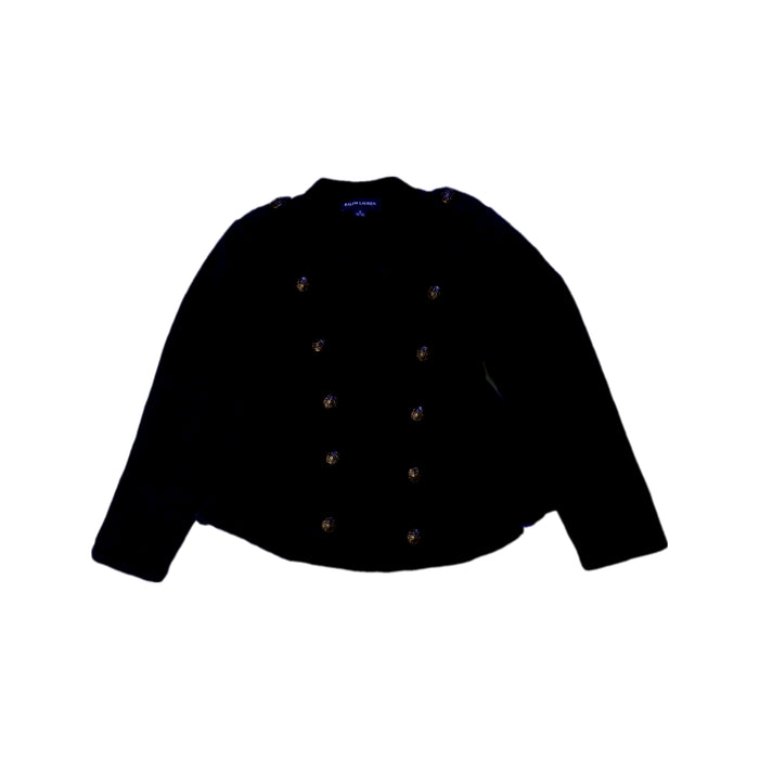 A Black Blazers from Ralph Lauren in size 5T for girl. (Front View)
