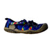 A Blue Aqua Shoes from Keen in size 10Y for boy. (Front View)