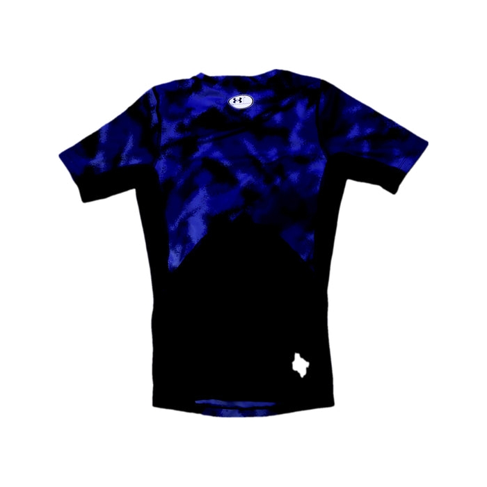 A Blue Active Tops from Under Armour in size 14Y for boy. (Back View)
