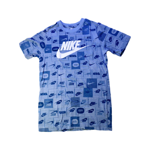 A Blue Short Sleeve T Shirts from Nike in size 10Y for boy. (Front View)