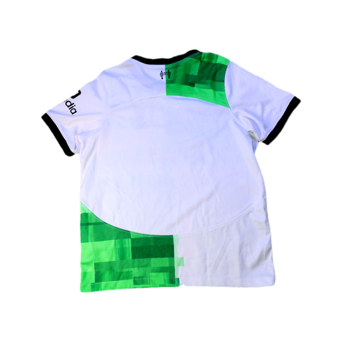 A Green Active Tops from Nike in size 5T for boy. (Back View)