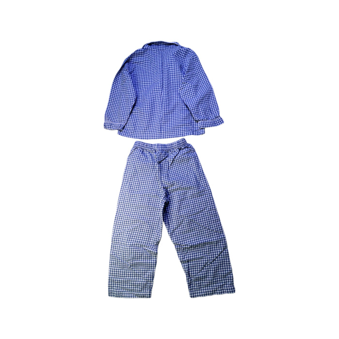 A Blue Pyjama Sets from The Little White Company in size 4T for boy. (Front View)
