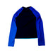 A Blue Rash Guards from Lands' End in size 7Y for boy. (Back View)