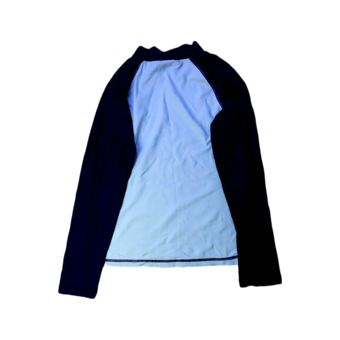 A Black Rash Guards from Seed in size 8Y for boy. (Back View)