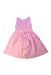 A Pink Sleeveless Dresses from Rachel Riley in size 6T for girl. (Front View)