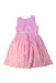 A Pink Sleeveless Dresses from Rachel Riley in size 6T for girl. (Back View)