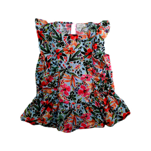 A Multicolour Sleeveless Tops from Nanos in size 7Y for girl. (Front View)