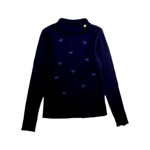 A Navy Long Sleeve Tops from Kate Spade in size 7Y for girl. (Front View)