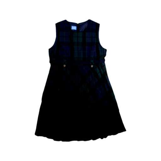 A Blue Sleeveless Dresses from Familiar in size 5T for girl. (Front View)
