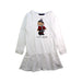 A White Long Sleeve Dresses from Polo Ralph Lauren in size 8Y for girl. (Front View)