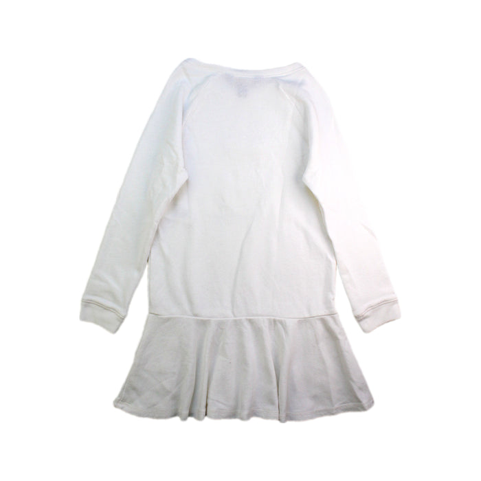 A White Long Sleeve Dresses from Polo Ralph Lauren in size 8Y for girl. (Back View)