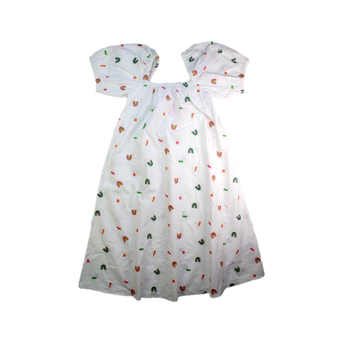 A White Short Sleeve Dresses from Barbour in size 12Y for girl. (Front View)