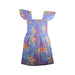 A Blue Sleeveless Dresses from Roxy in size 10Y for girl. (Back View)