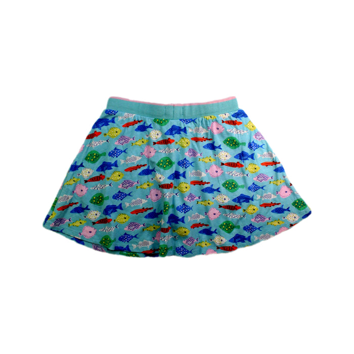 A Multicolour Short Skirts from Boden in size 11Y for girl. (Back View)