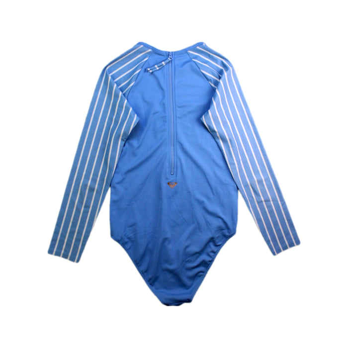 A Blue Swimsuits from Roxy in size 12Y for girl. (Back View)