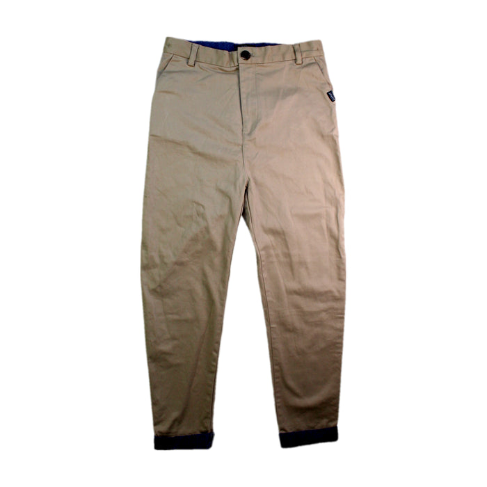 A Beige Casual Pants from Baker by Ted Baker in size 9Y for boy. (Front View)