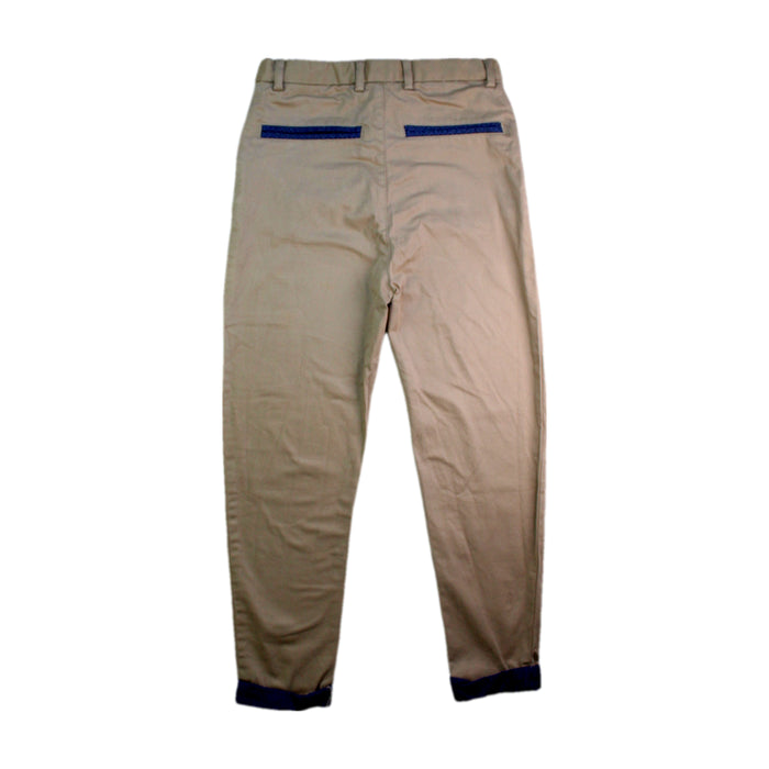 A Beige Casual Pants from Baker by Ted Baker in size 9Y for boy. (Back View)