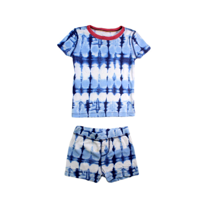 A Blue Shorts Sets from Crewcuts in size 2T for girl. (Front View)