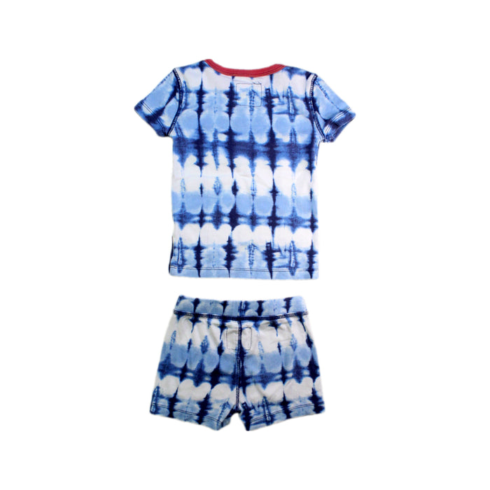 A Blue Shorts Sets from Crewcuts in size 2T for girl. (Back View)