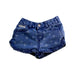 A Blue Shorts from Calvin Klein in size 12-18M for girl. (Front View)