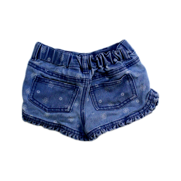 A Blue Shorts from Calvin Klein in size 12-18M for girl. (Back View)