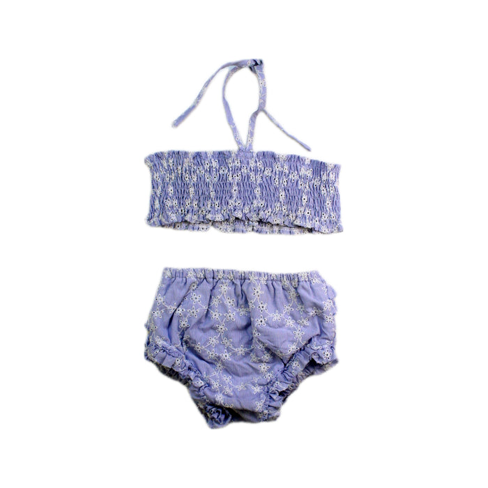 A Purple Bikinis from Busy Bees in size 12-18M for girl. (Front View)
