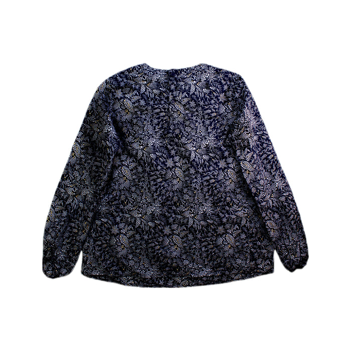 A Navy Long Sleeve Tops from Jacadi in size 10Y for girl. (Back View)