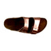 A Brown Sandals from Birkenstock in size 9Y for girl. (Front View)