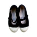 A Black Flats from Jacadi in size 10Y for girl. (Back View)