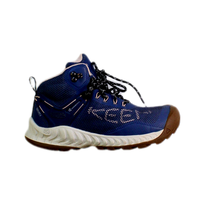 A Blue Sneakers from Keen in size 12Y for girl. (Front View)