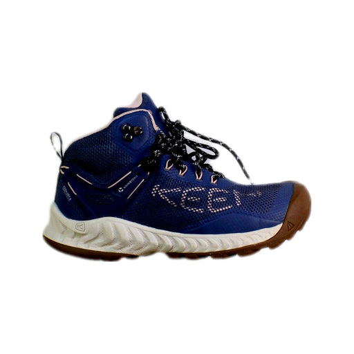 A Blue Sneakers from Keen in size 12Y for girl. (Front View)