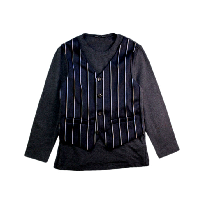 A Grey Long Sleeve Tops from Nicholas & Bears in size 8Y for boy. (Front View)