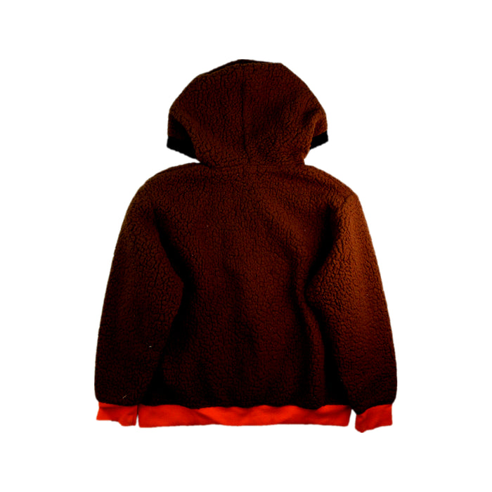 A Brown Hooded Sweatshirts from BAPE KIDS in size 10Y for neutral. (Back View)