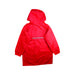 A Red Coats from Petit Bateau in size 8Y for neutral. (Back View)