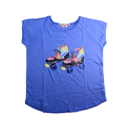 A Blue Short Sleeve T Shirts from Bonpoint in size 8Y for girl. (Front View)