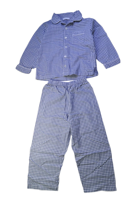 A Blue Pyjama Sets from The Little White Company in size 4T for boy. (Back View)