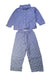 A Blue Pyjama Sets from The Little White Company in size 4T for boy. (Back View)