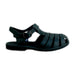 A Green Sandals from Liewood in size 4T for girl. (Front View)